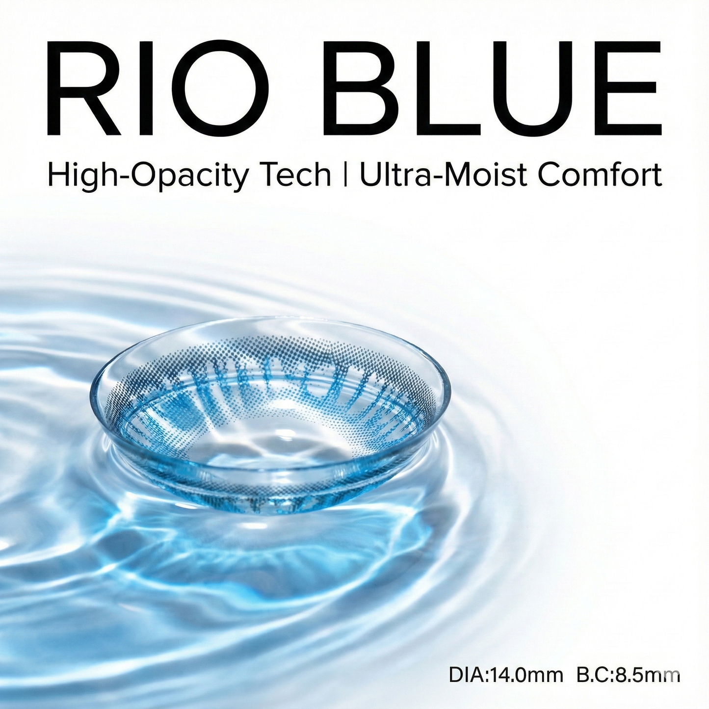 【Grey】Coloured Contact Lenses G • DIA:13.0mm BC:8.5mm WT:40%