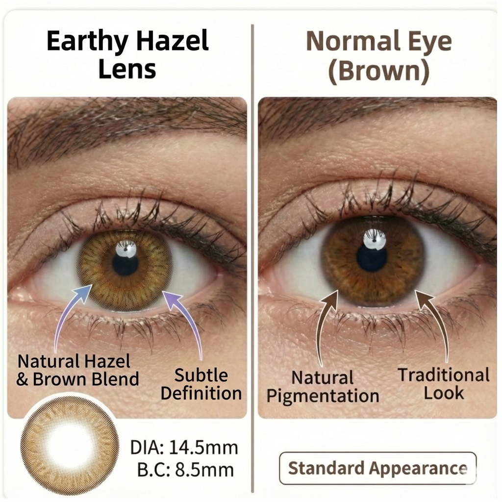 Virgo - Earthy Hazel Contacts lens (6-month)