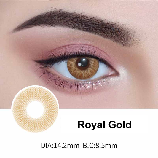 Leo - Royal Gold Contacts lens (6-month)